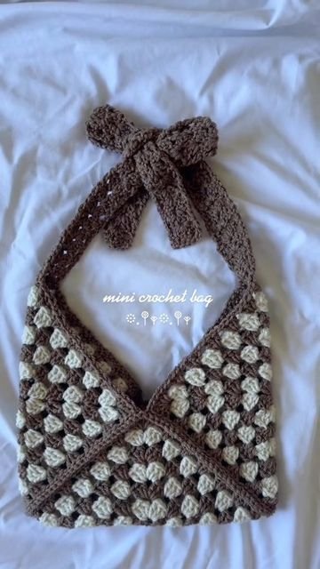 Granny Square Zipper Coin Pouch