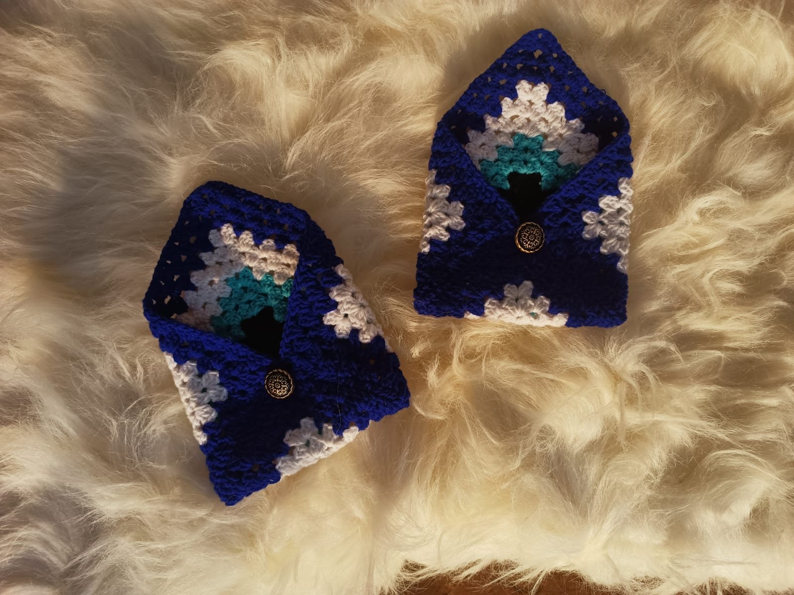 Boho Granny Square Crossbody Bag