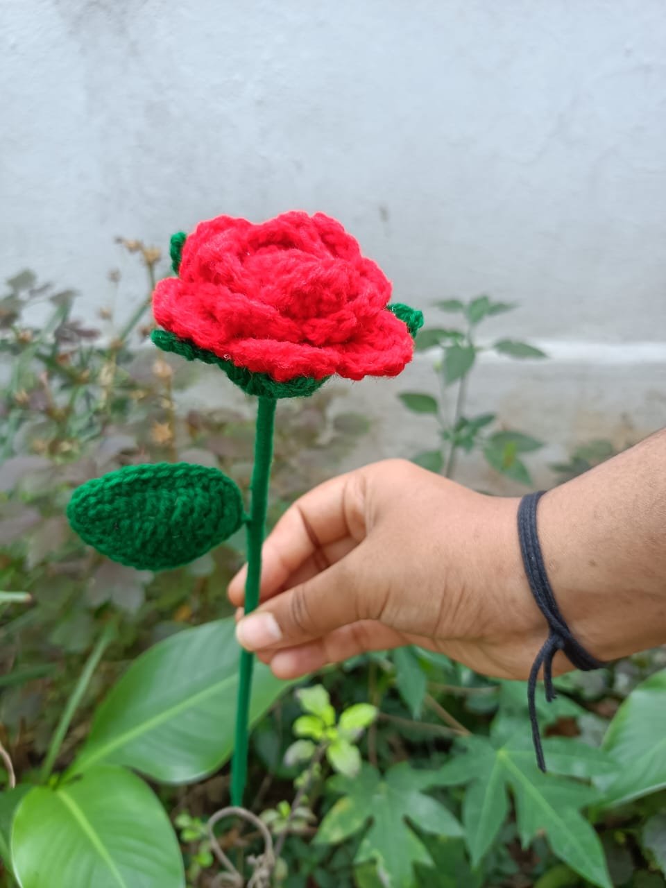 Mixed Artisan Crochet Flower Bouquet