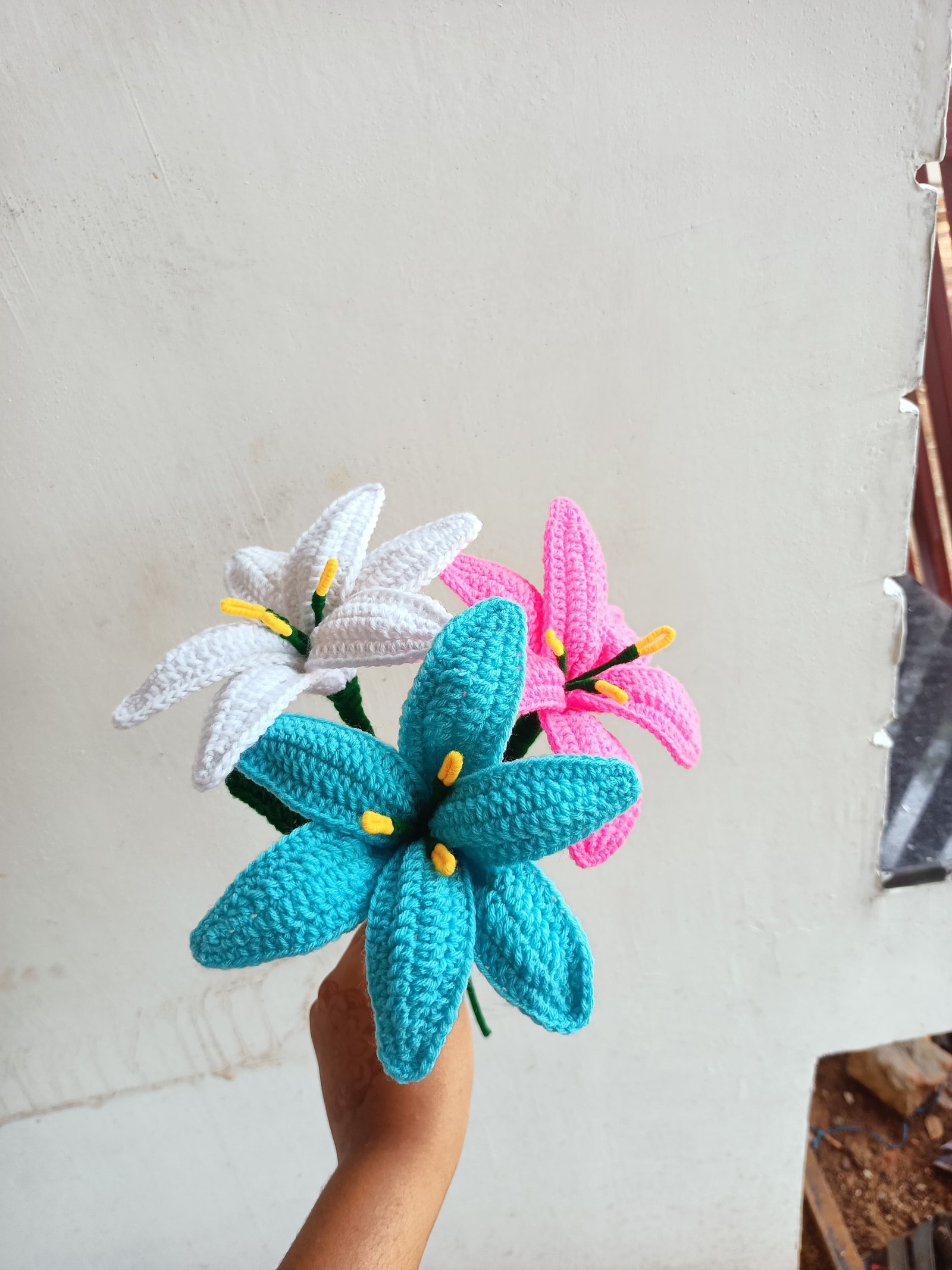 Giant Sunflower Handcrafted Flower Stem