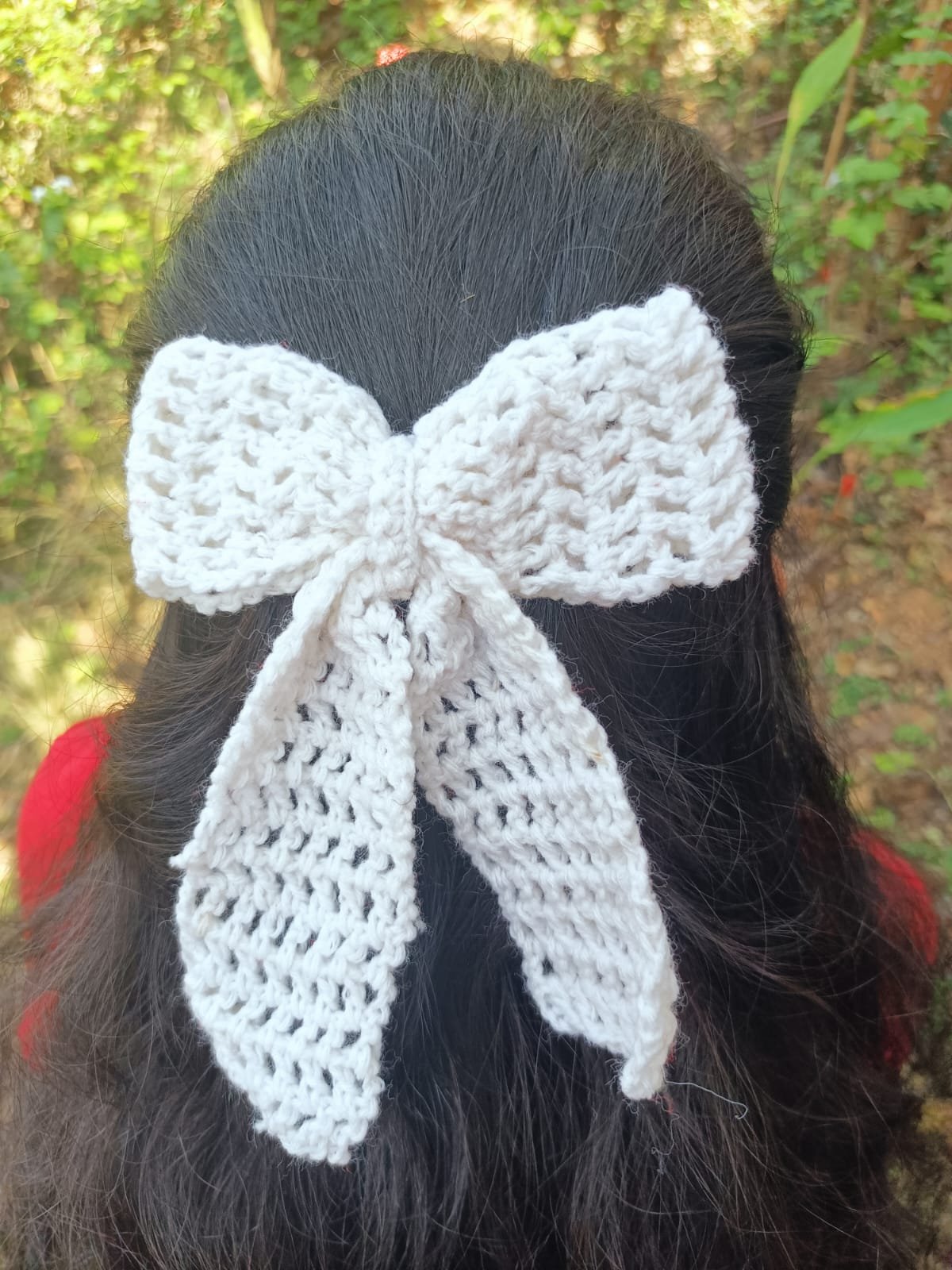 Chunky Velvet Knit Crochet Scrunchie