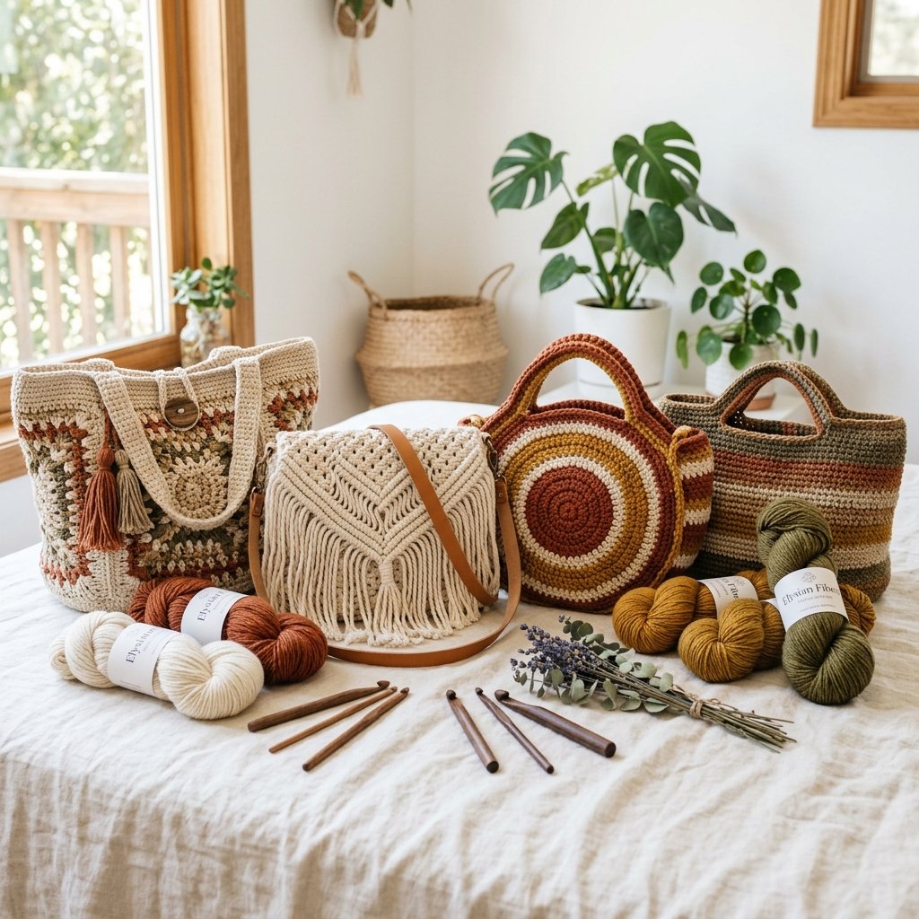 Handcrafted Boho Tote Bags